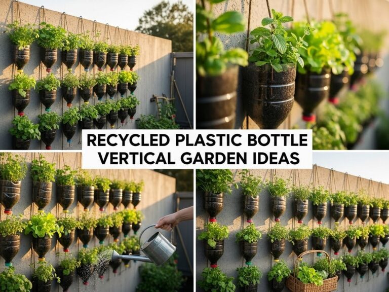 Recycled Plastic Bottle Vertical Garden Ideas
