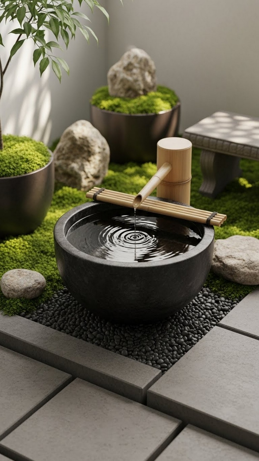 Bamboo Spout Zen Fountain