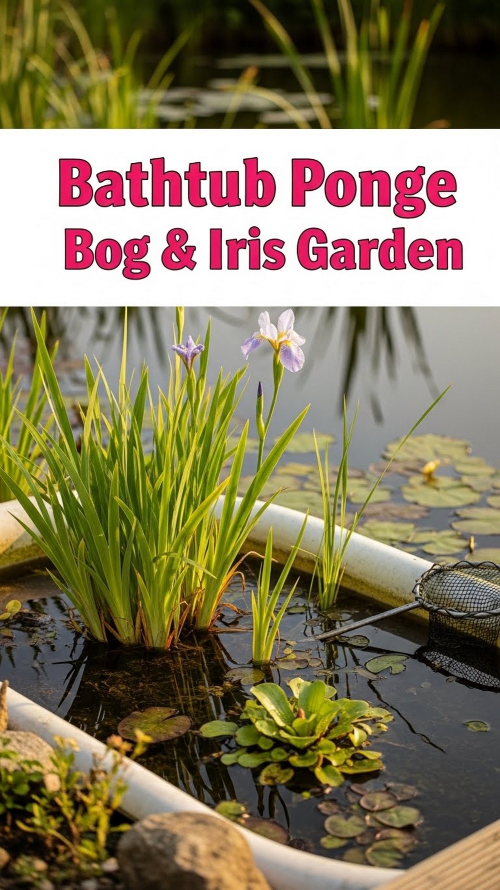 Bathtub Pond-Edge Bog & Iris Garden
