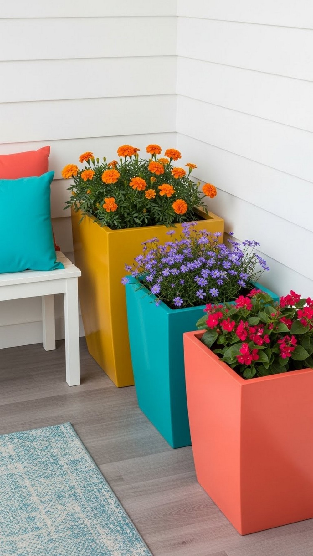 Bold Color Block Container Trio