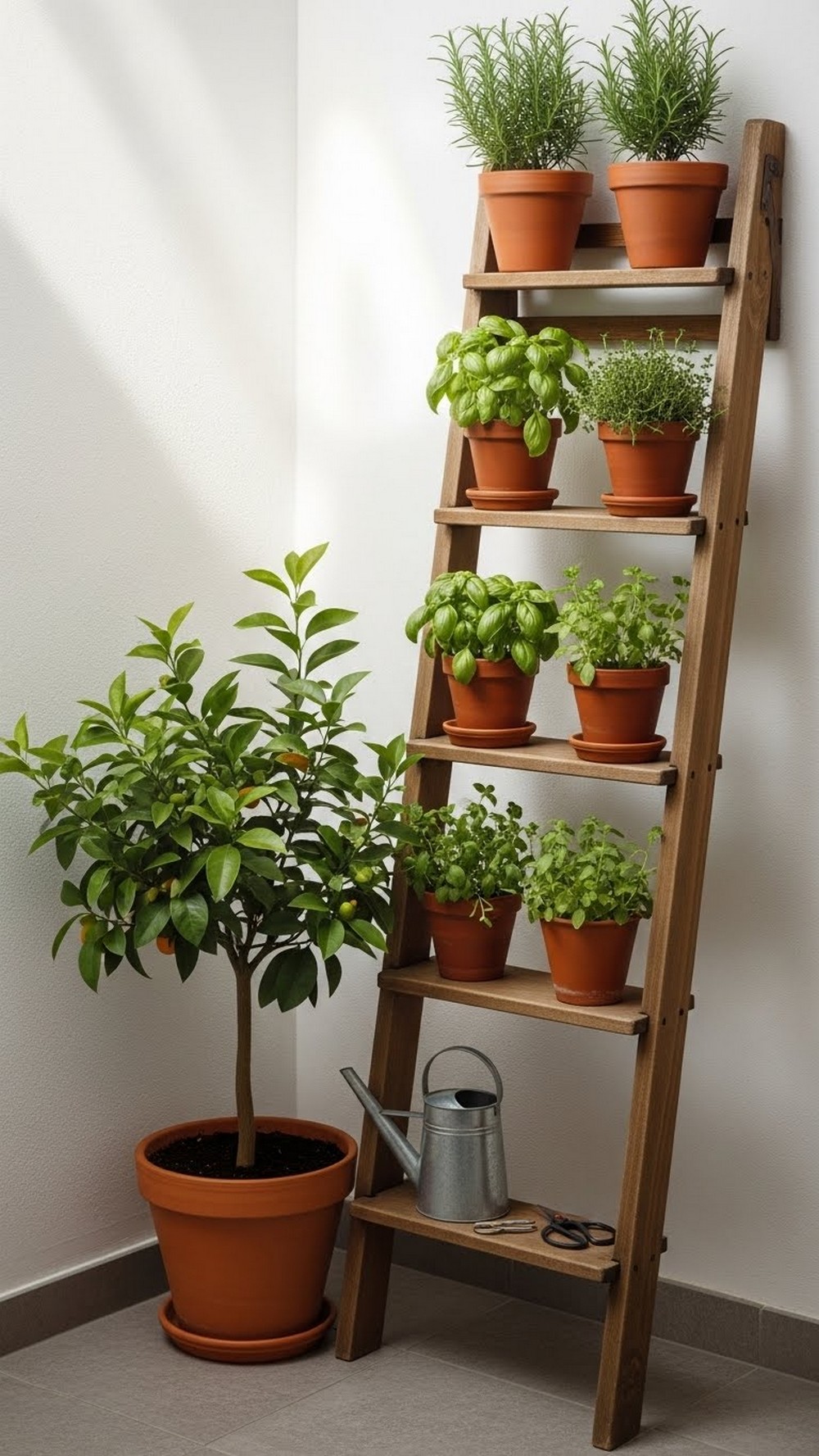 Citrus And Herb Ladder Corner