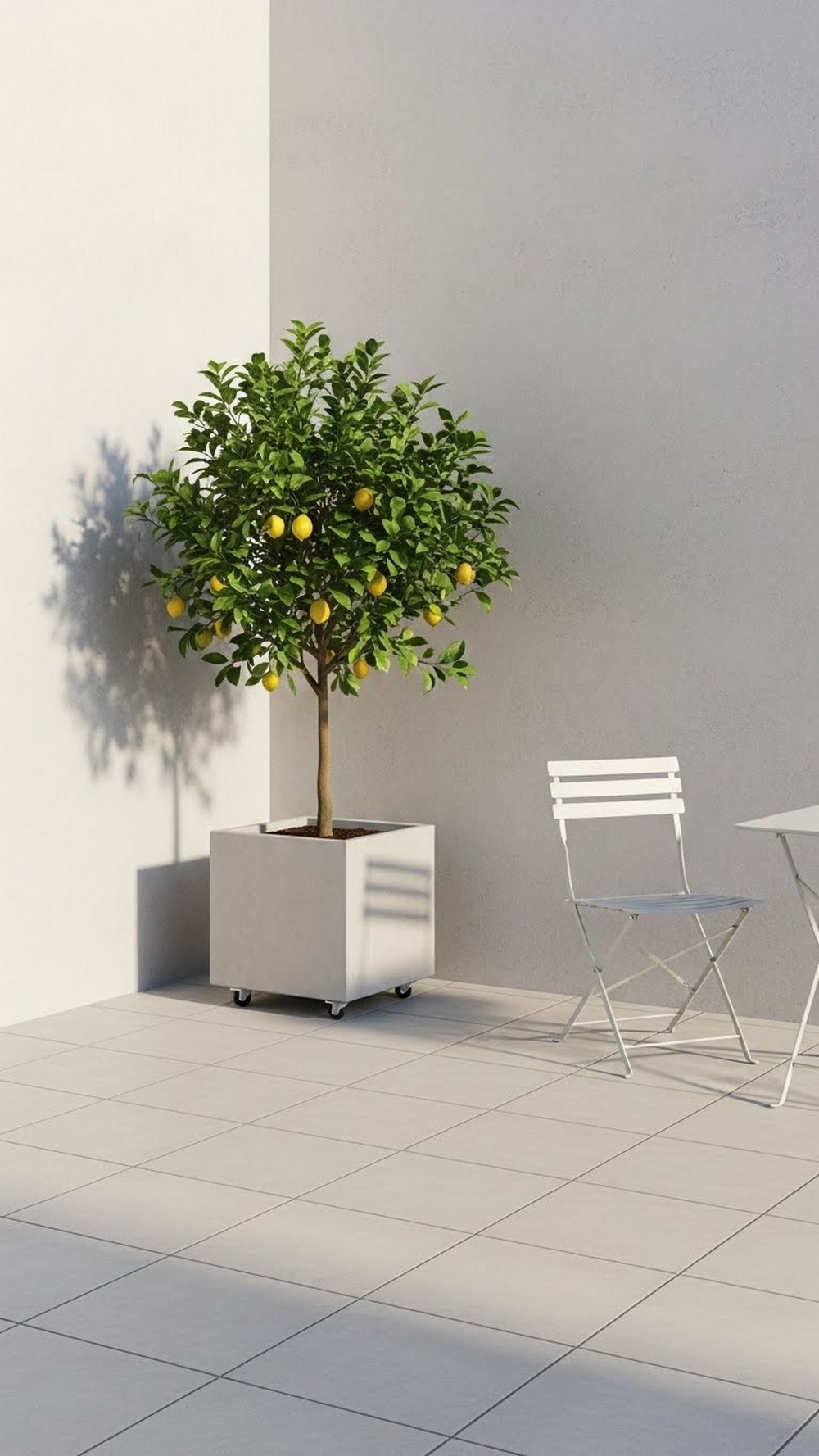 Citrus On Casters Flexible Corner
