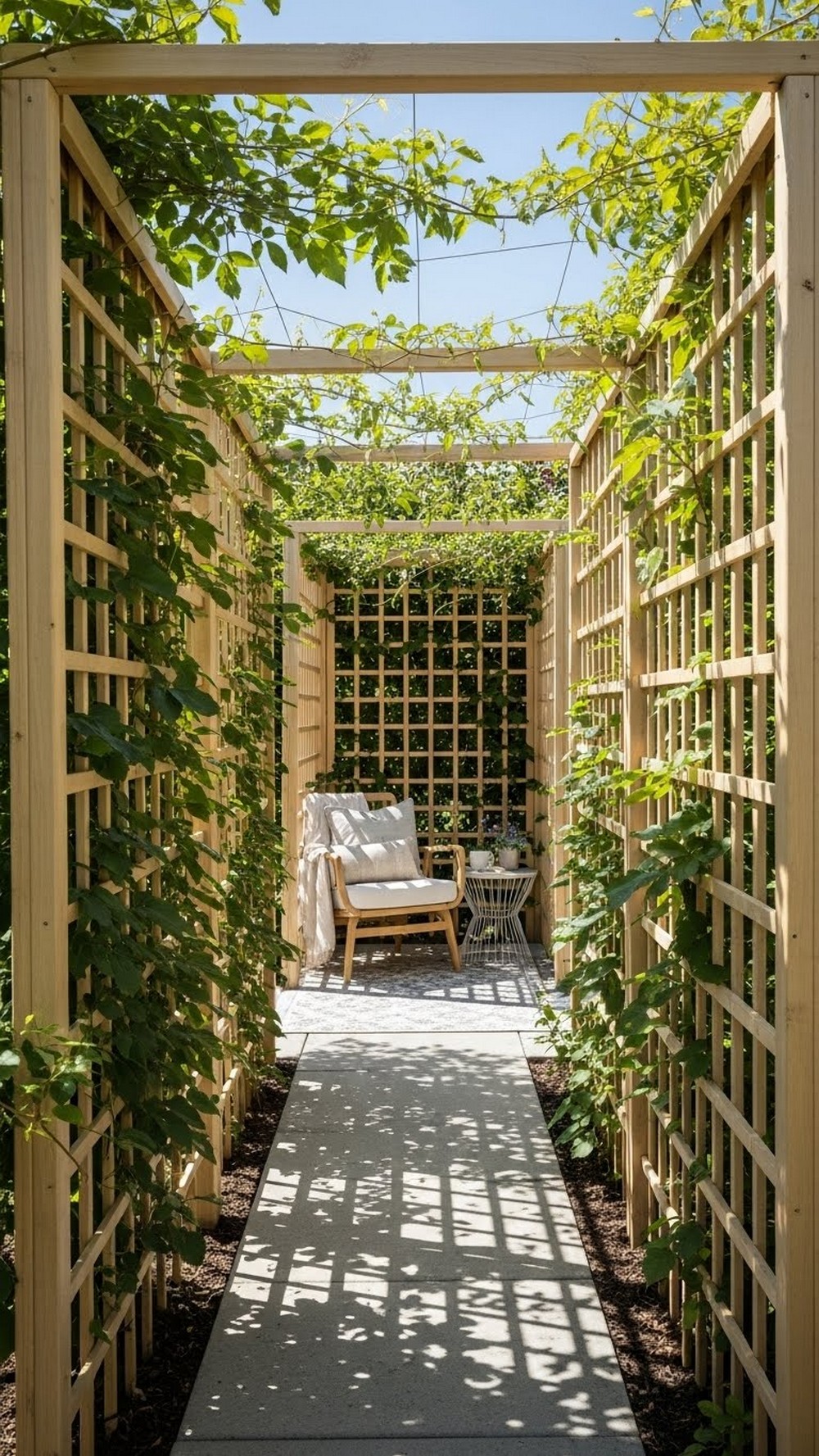 Dual-Trellis Reading Alcove