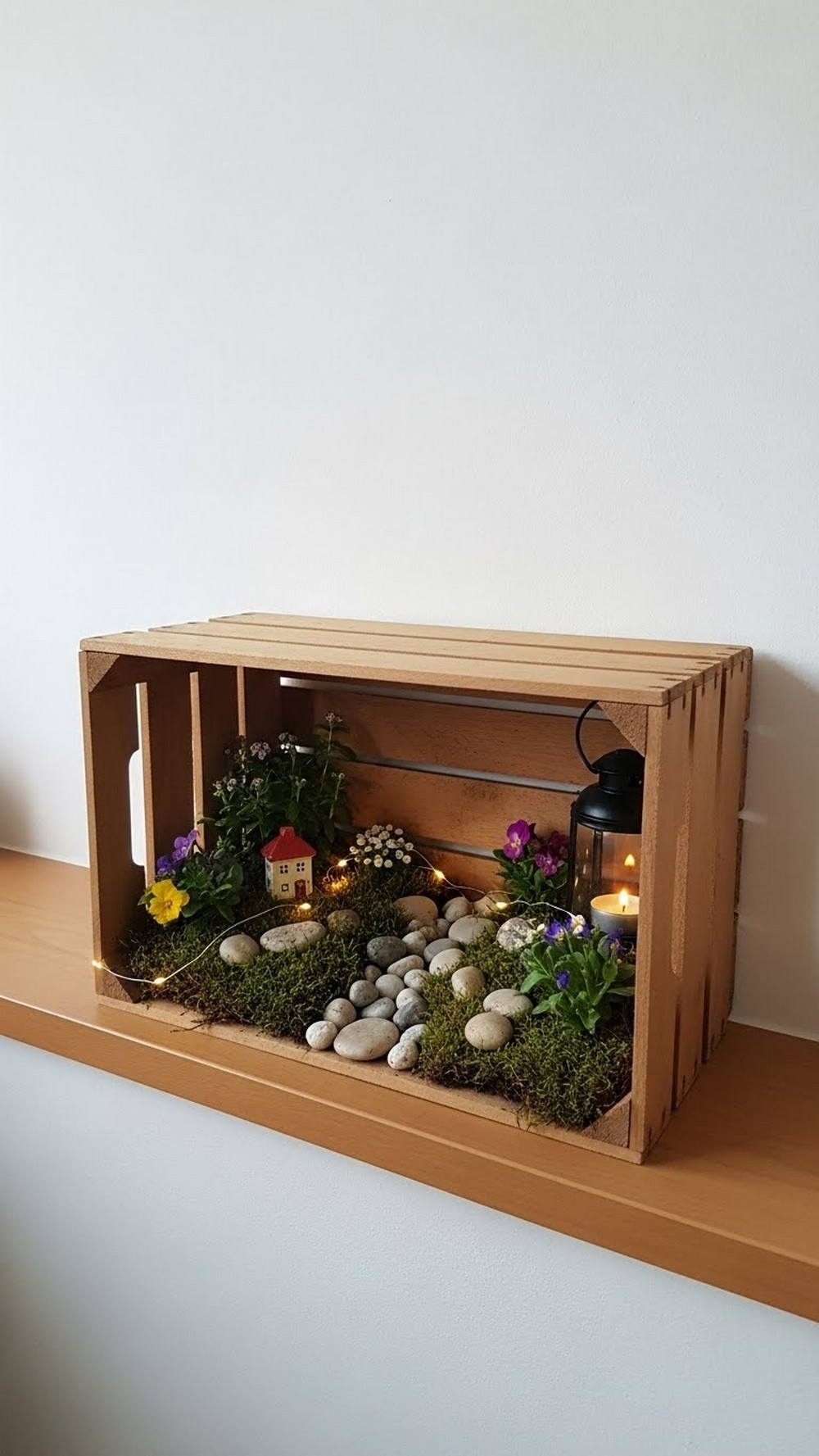 Fairy Garden Crate Display