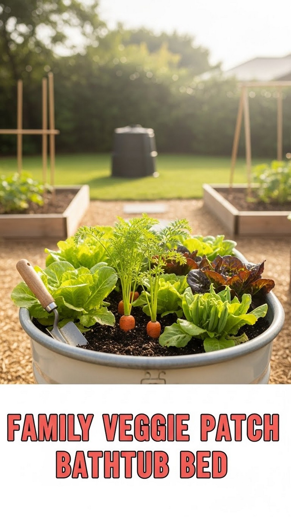 Family Veggie Patch Bathtub Bed
