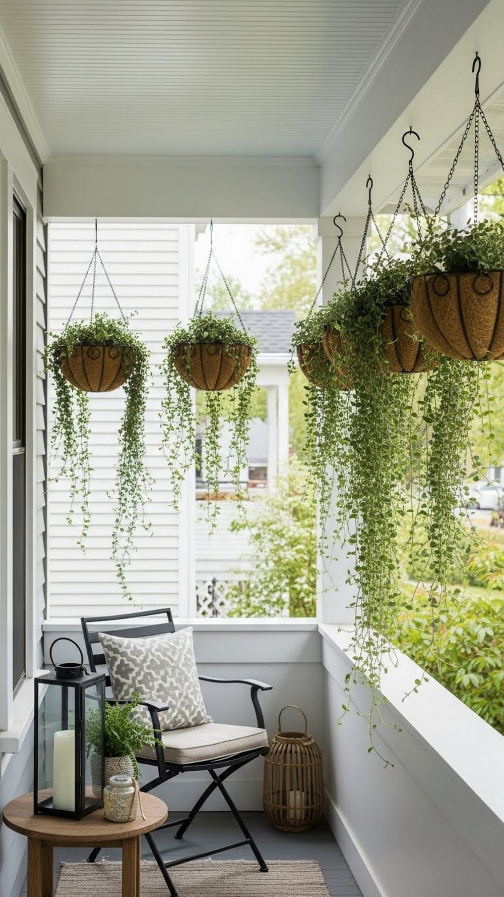 Hanging Basket Screen For Privacy