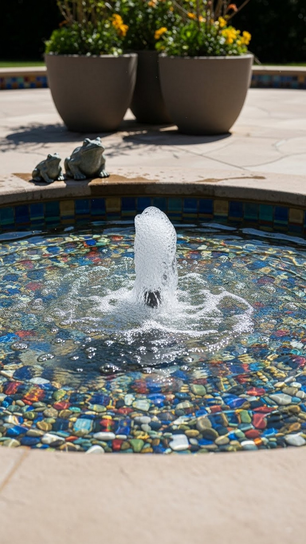 Kid-Friendly Low Splash Fountain