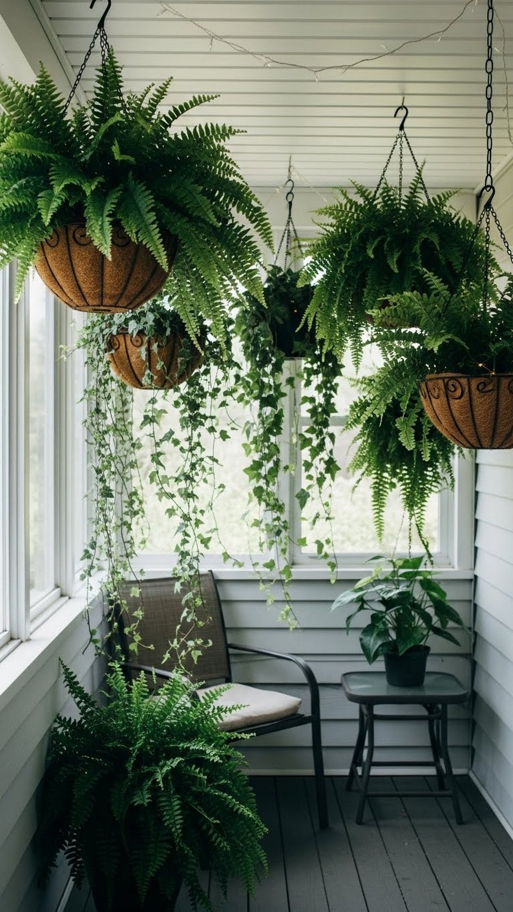 Shade-Loving Hanging Basket Retreat