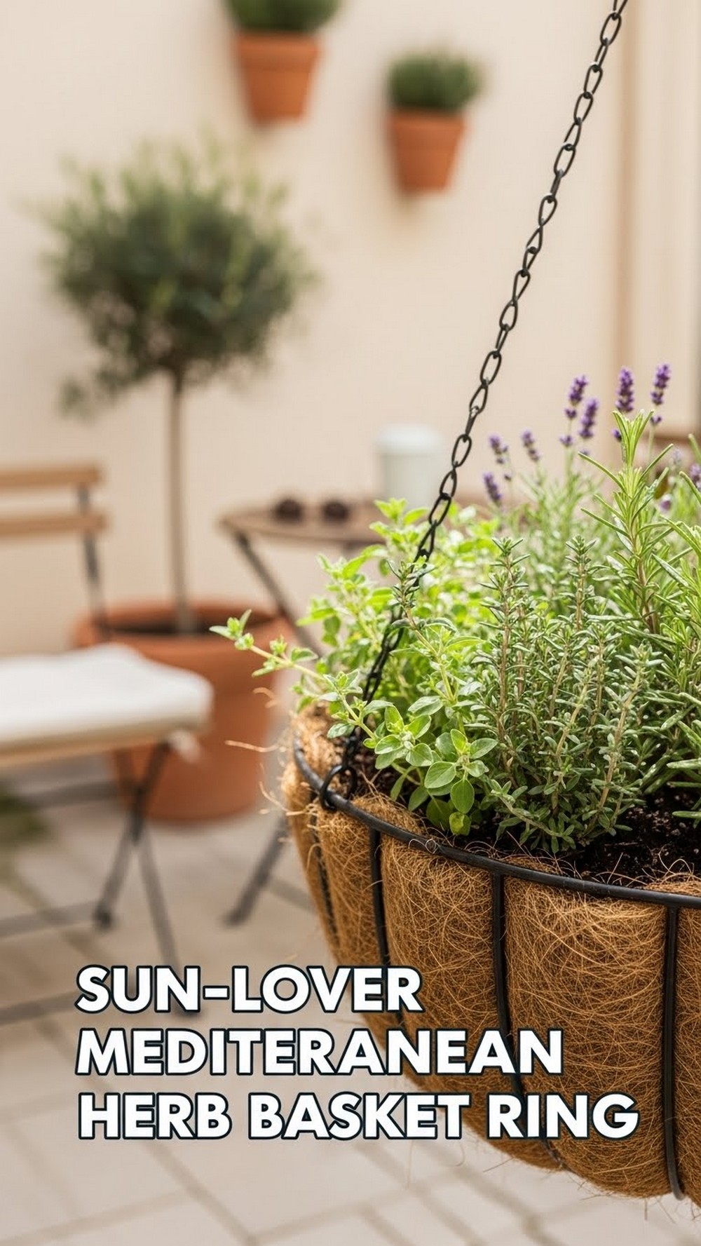 Sun-Lover Mediterranean Herb Basket Ring