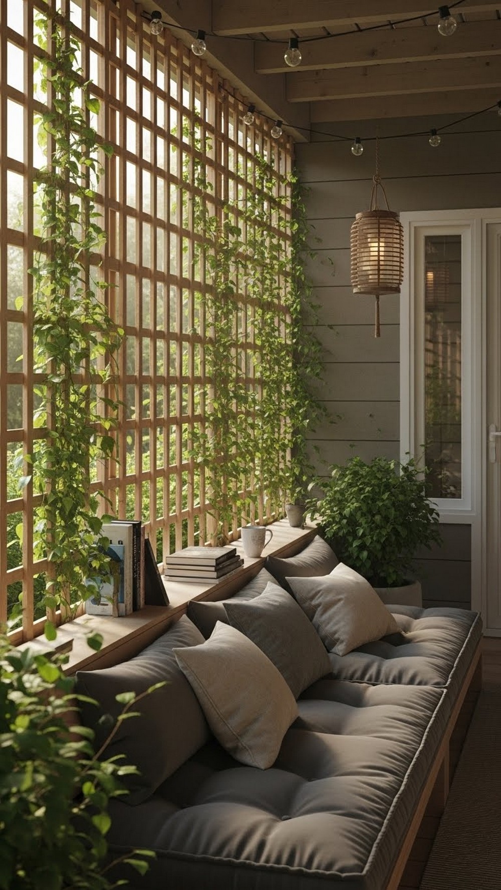 Wall Lattice Daybed Hideaway