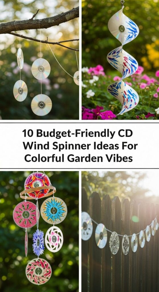 Budget-Friendly CD Wind Spinner Ideas For Colorful Garden Vibes