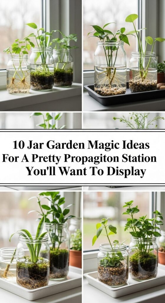 Jar Garden Magic Ideas For A Pretty Propagation Station You’ll Want To Display