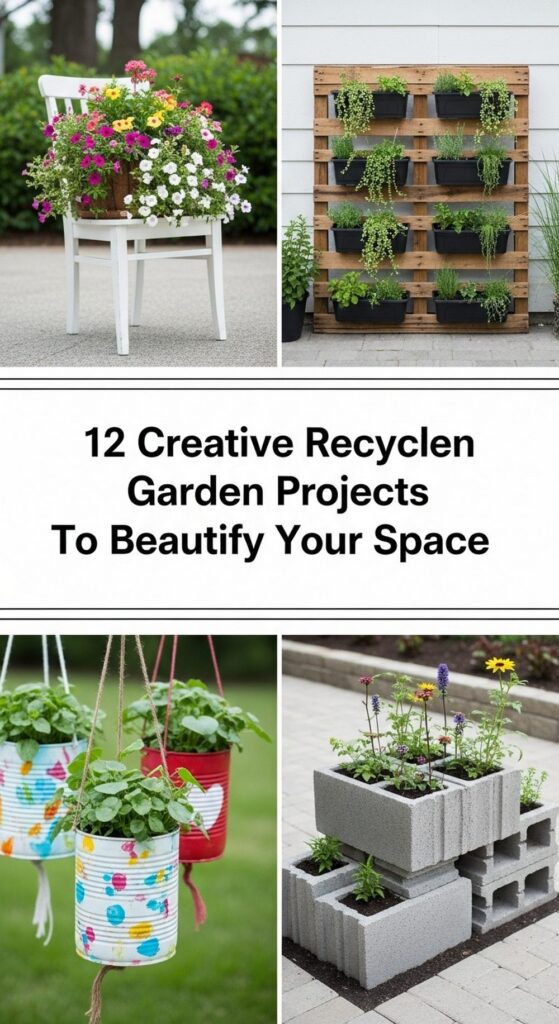Creative Recycled Garden Projects To Beautify Your Space