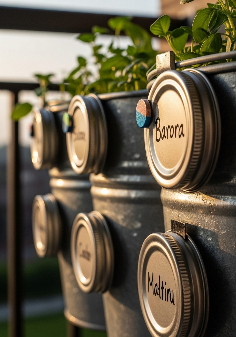 Magnet-Backed Mason Jar Lid Markers For Metal Pots