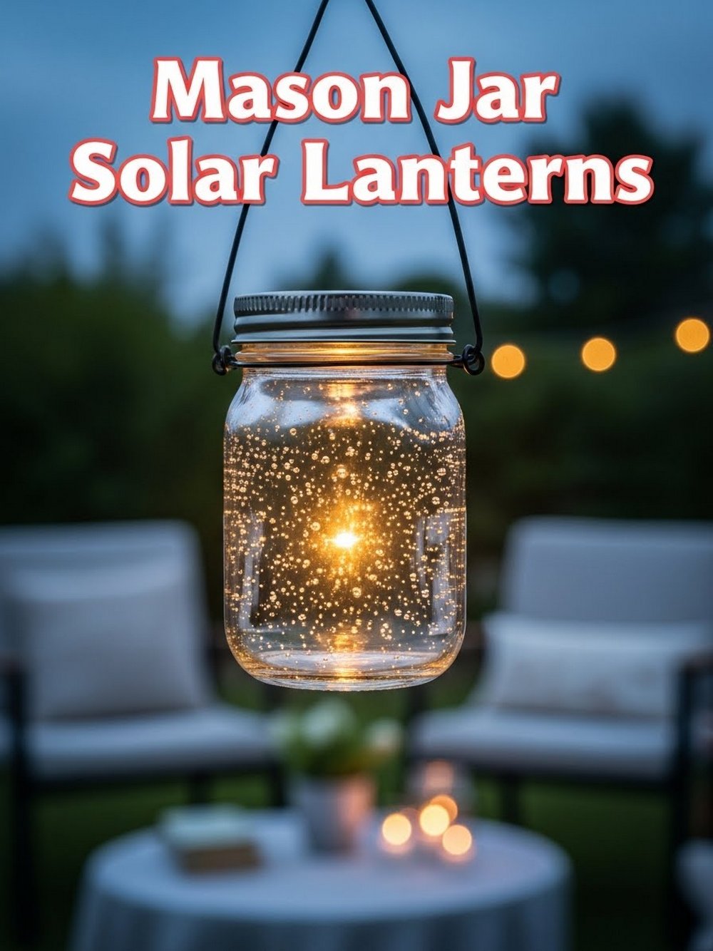 Mason Jar Solar Lanterns