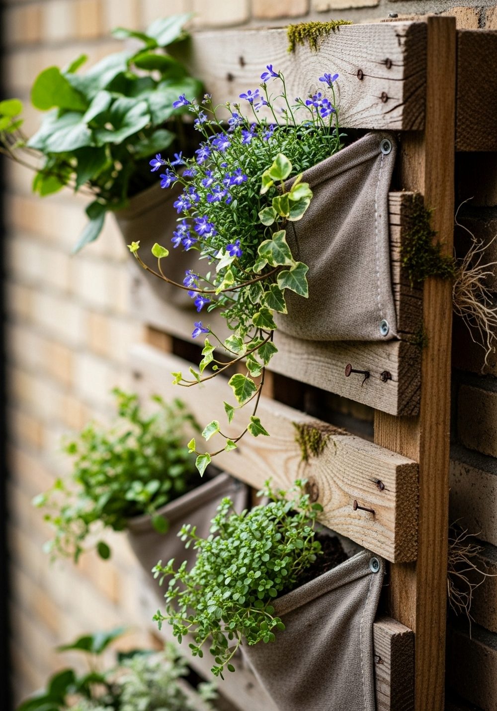 Pallet Vertical Planter Wall