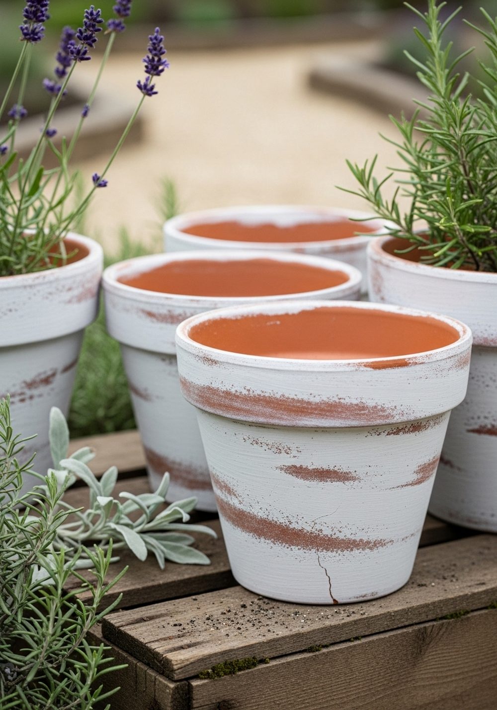 Rustic Whitewashed Terracotta