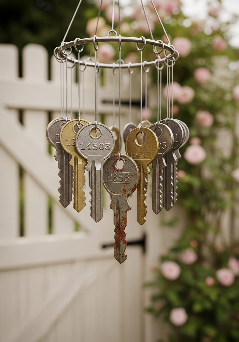 Vintage Key Storytelling Wind Chime