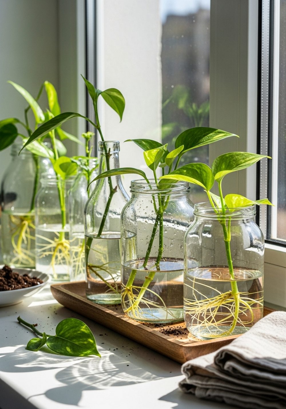 Windowsill Jar Propagation Bar