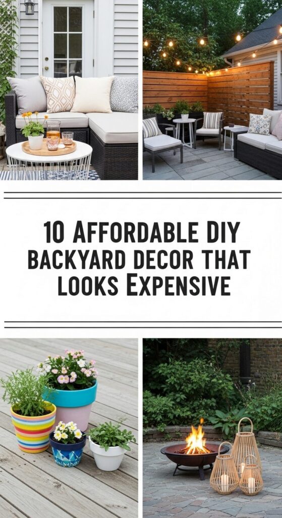 Affordable DIY Backyard Decor That Looks Expensive