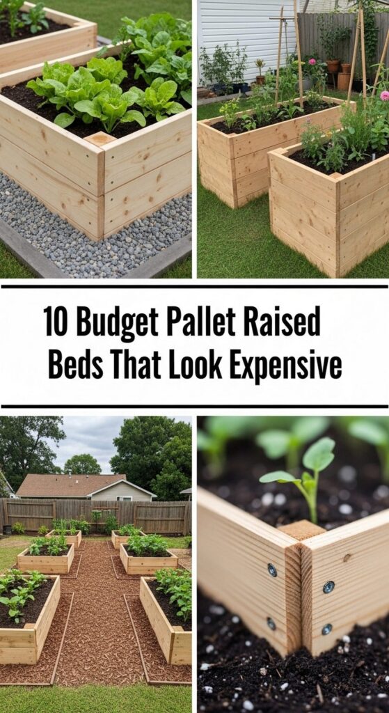 Budget Pallet Raised Beds That Look Expensive