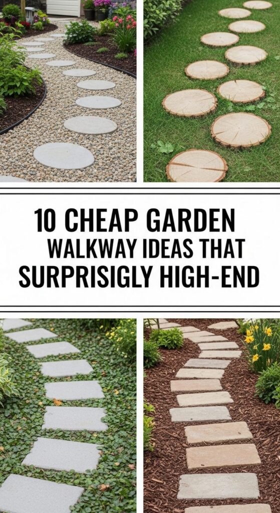 Cheap Garden Walkway Ideas That Look Surprisingly High-End