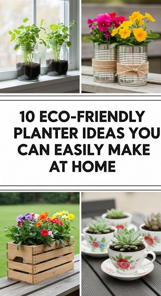 Eco-Friendly Planter Ideas You Can Easily Make At Home