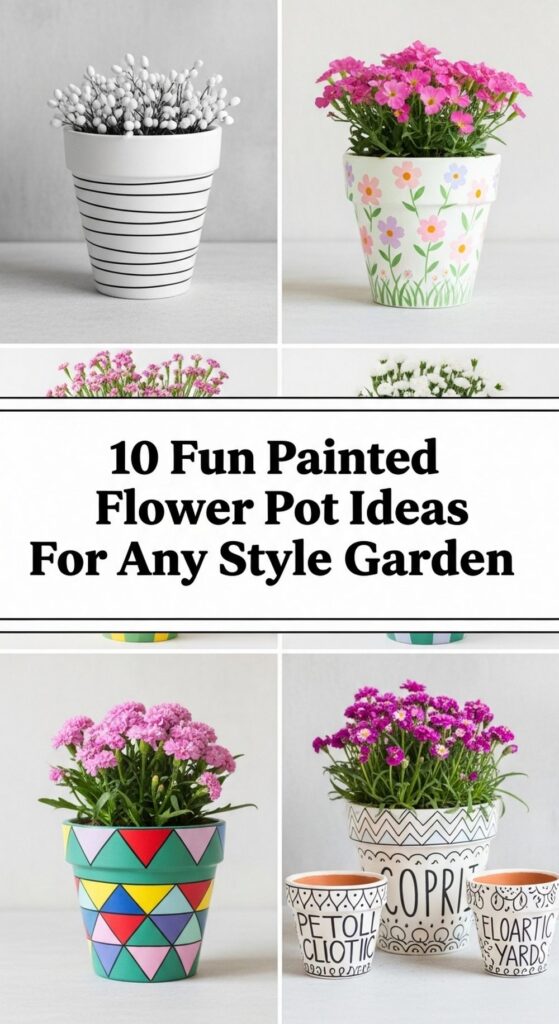 Fun Painted Flower Pot Ideas For Any Style Garden