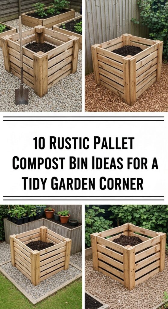 Rustic Pallet Compost Bin Ideas For A Tidy Garden Corner