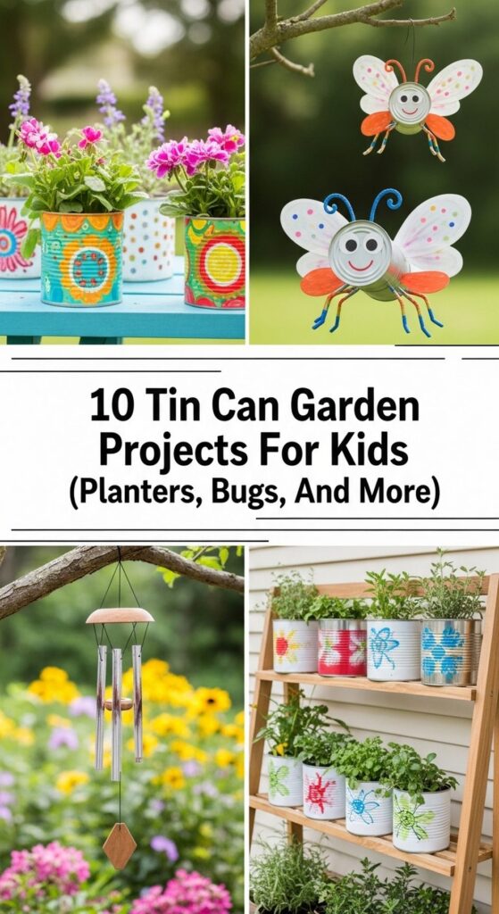 Tin Can Garden Projects For Kids (Planters, Bugs, And More)