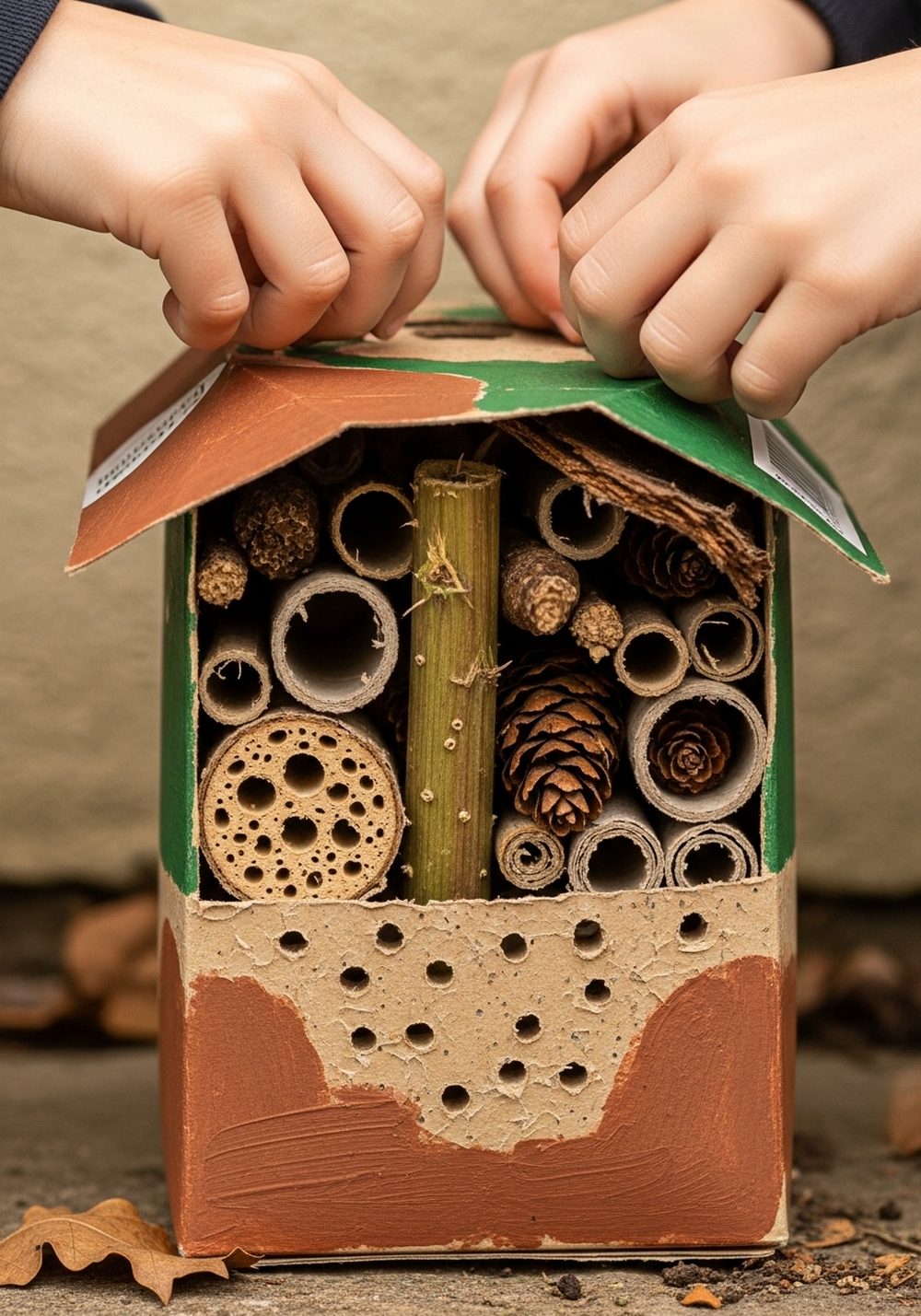 Cereal Box Bug Hotels
