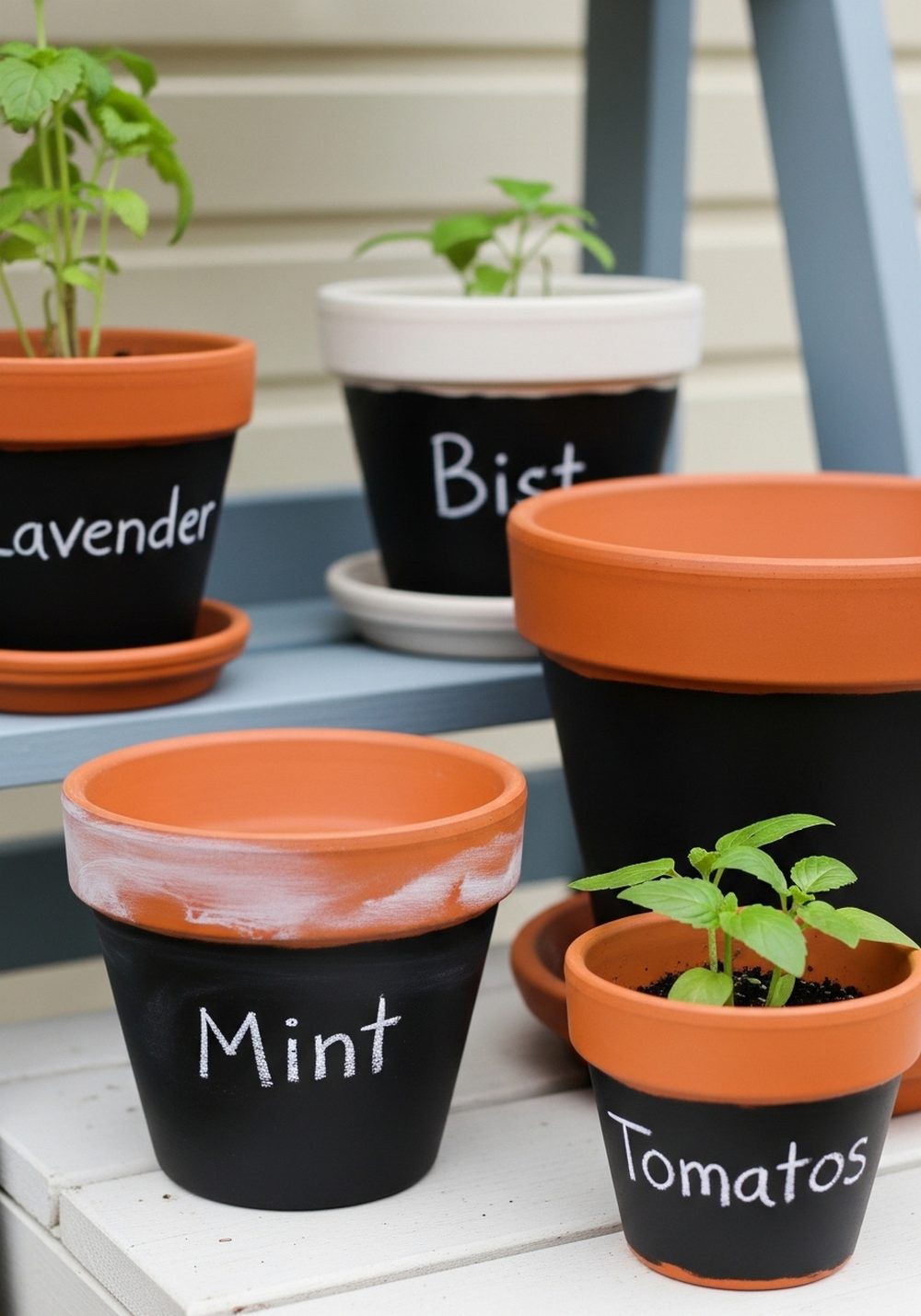 Chalkboard Label Pots