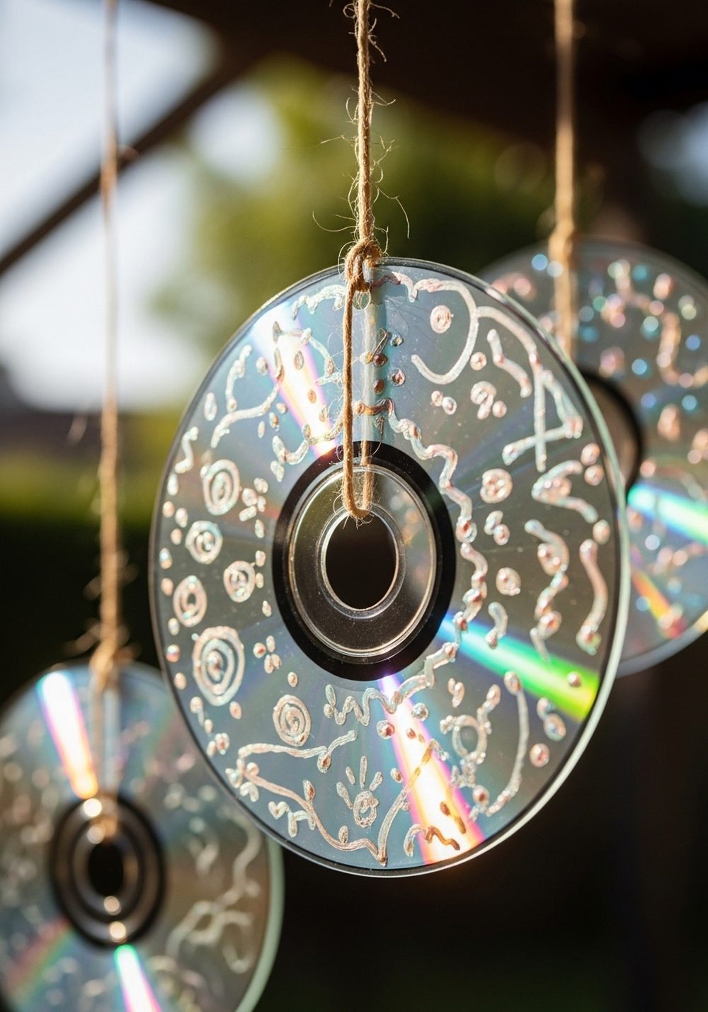 Colorful CD Sun-Catchers