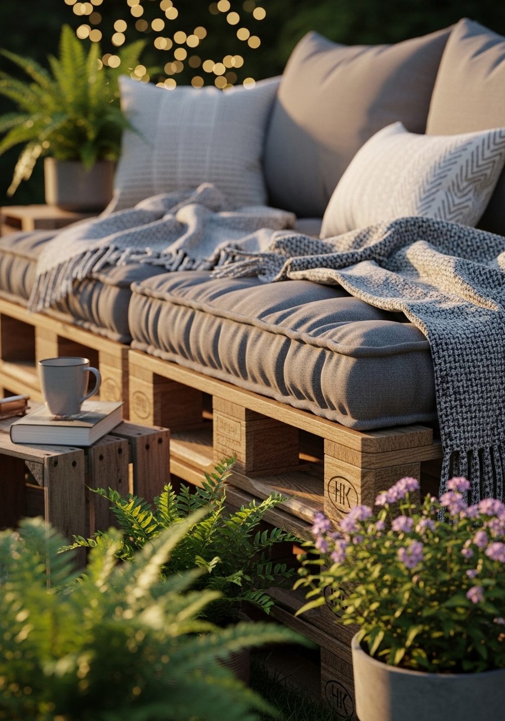 Cozy Pallet Lounge Sofa