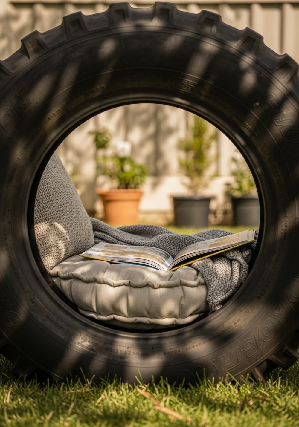 Cozy Tire Reading Nook
