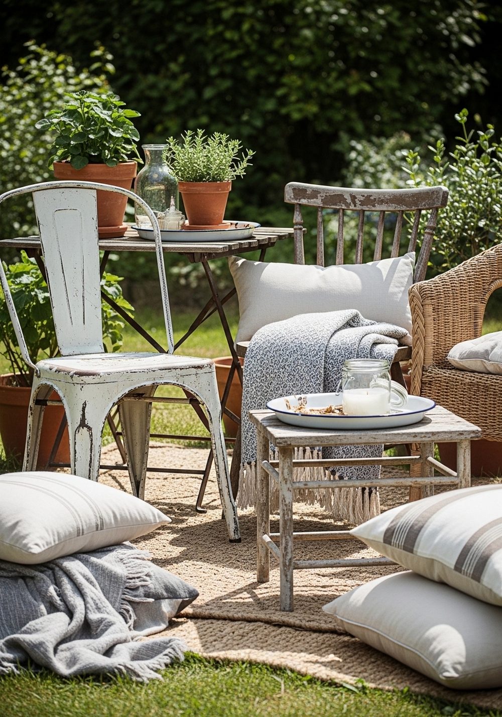 Create A Cozy Seating Nook With Mismatched Chairs