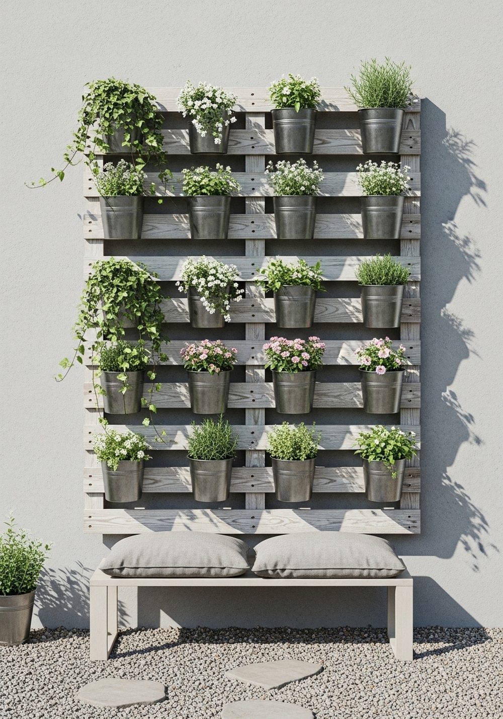 Design A Vertical Pallet Planter Grid