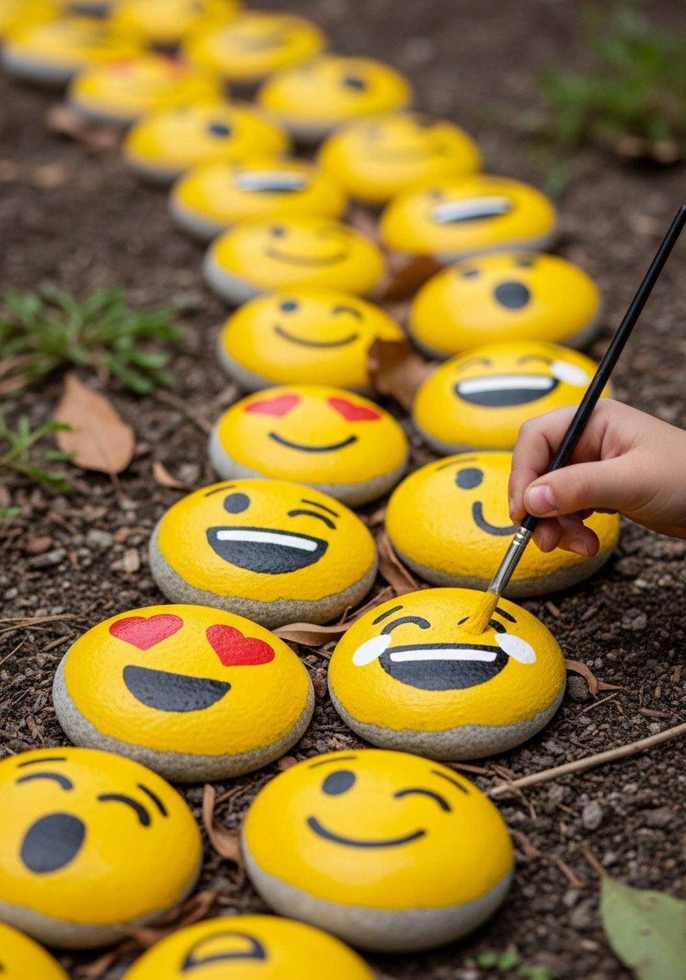Emoji Faces Friendship Path
