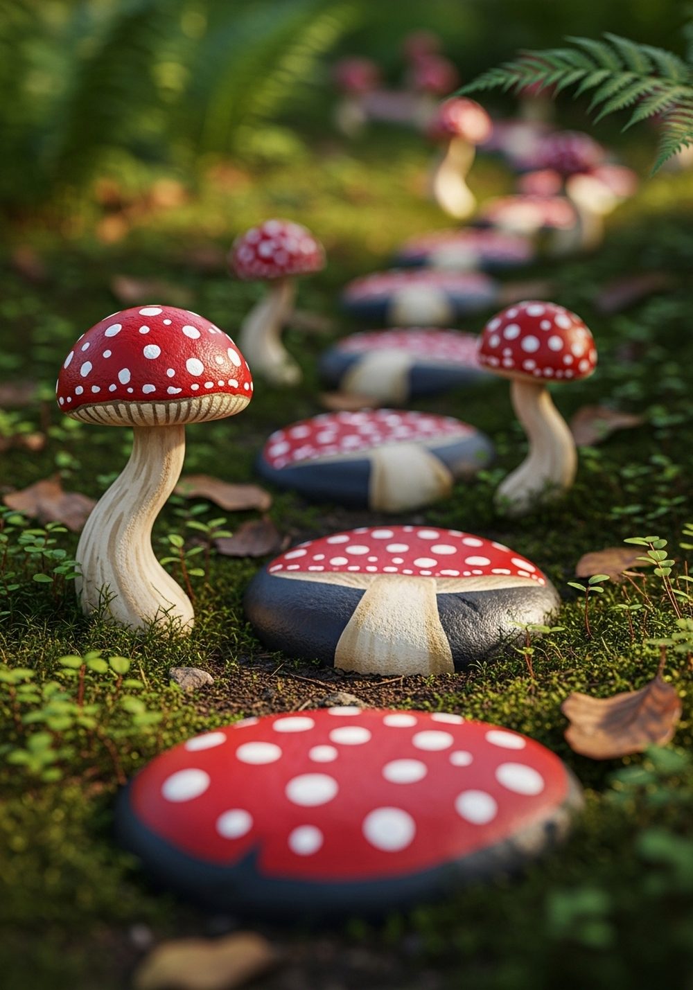 Enchanted Toadstool Rock Steppers