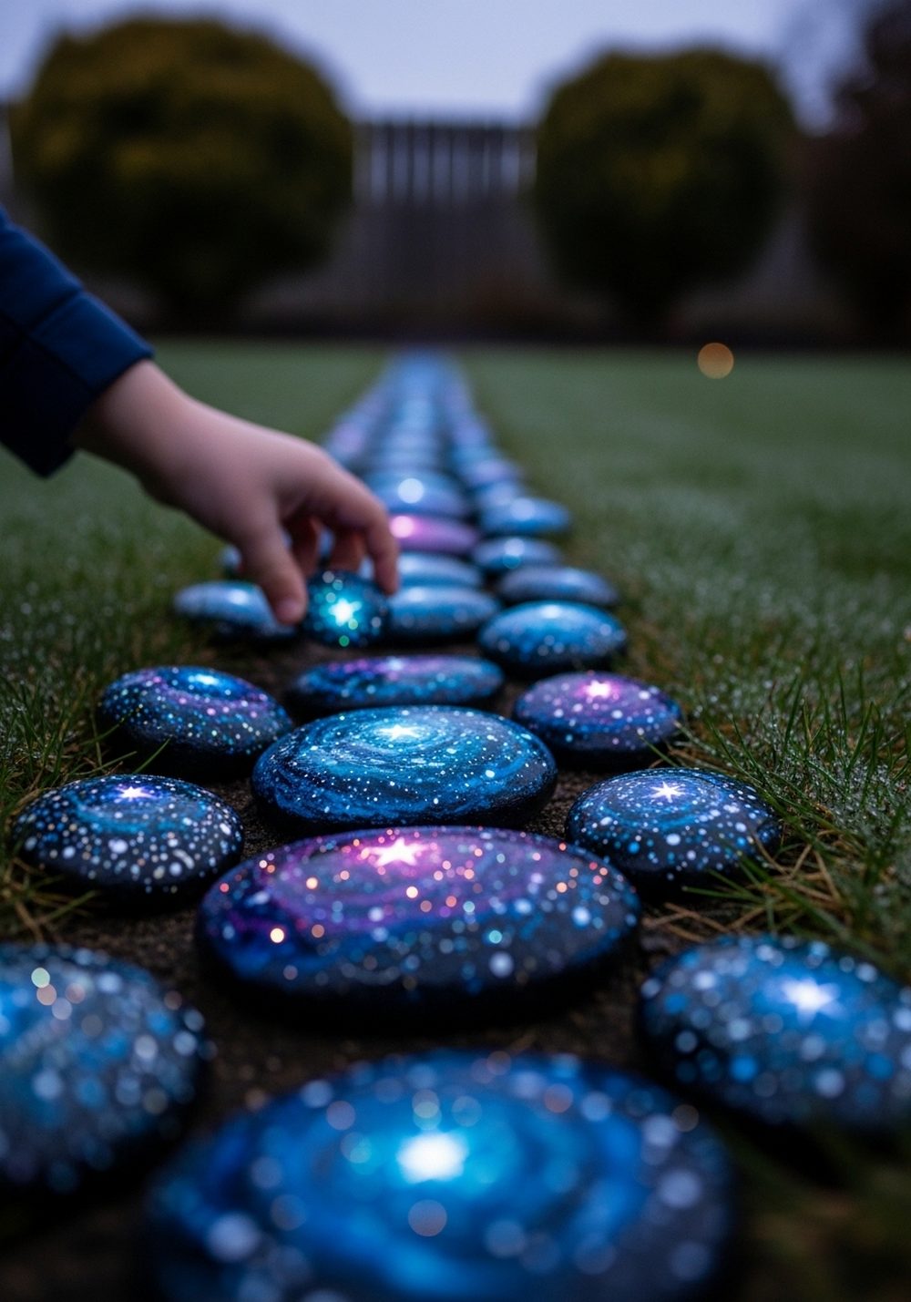 Glow-In-The-Dark Galaxy Rock Trail
