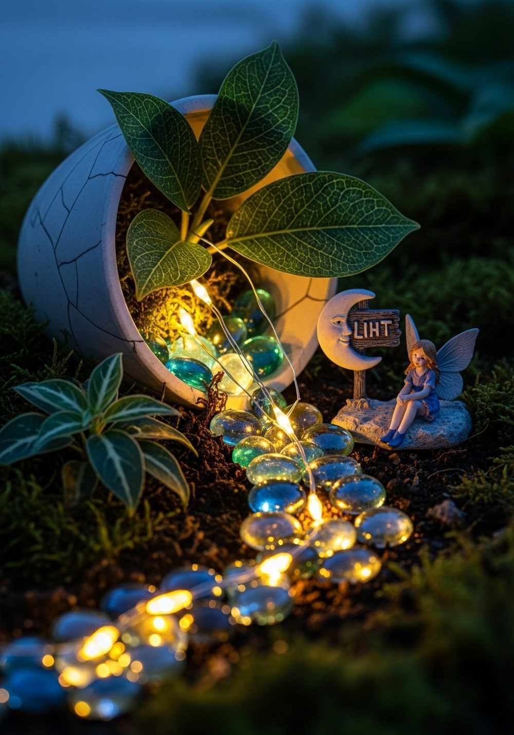 Glow-In-The-Dark Moonlight Spill Pot