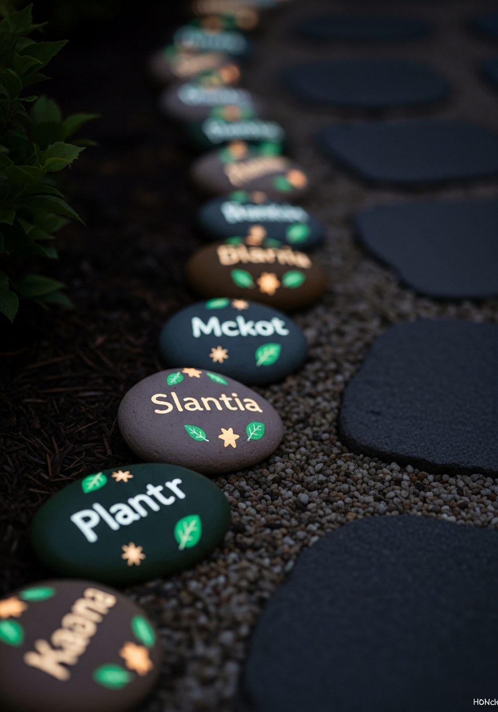 Glow-in-the-Dark Pathway Markers