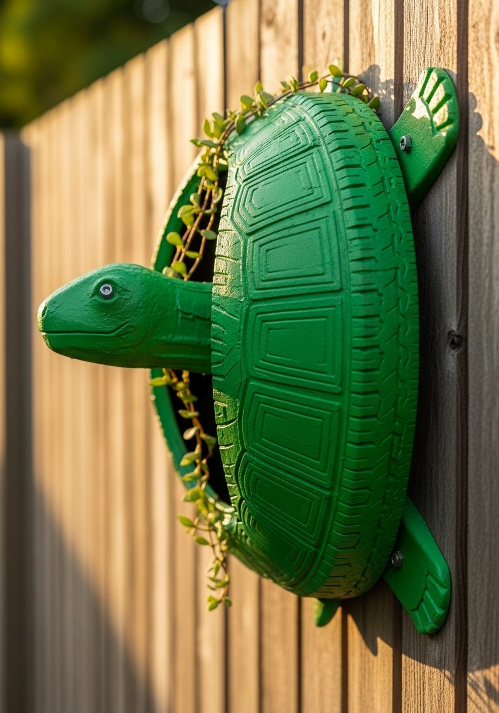 Hanging Wall Tire Turtle Buddy