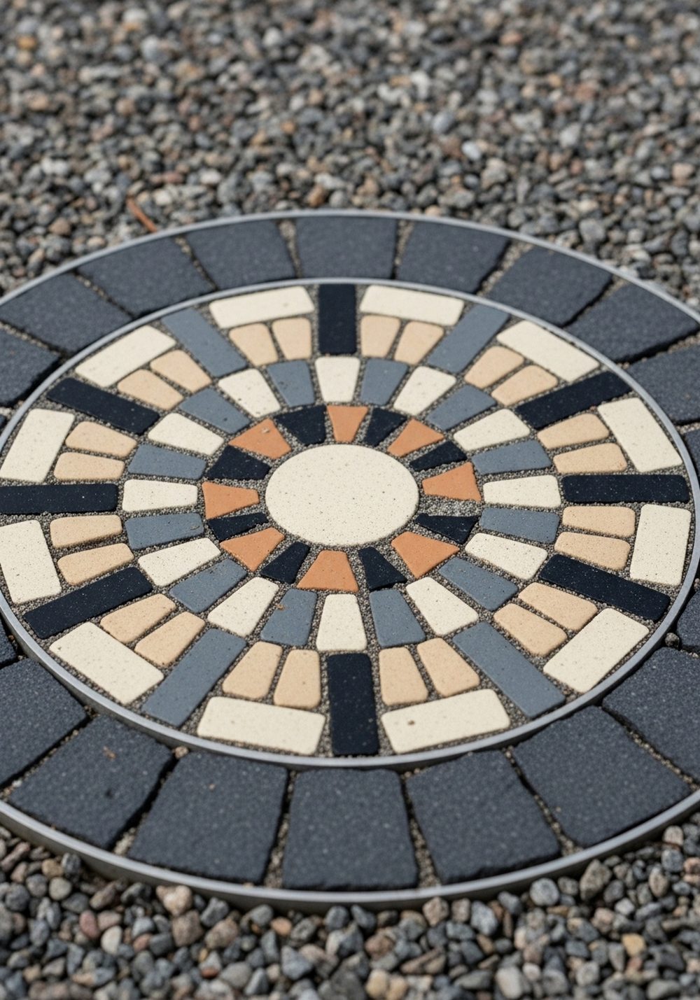 Micro-Mosaic Medallion Feature