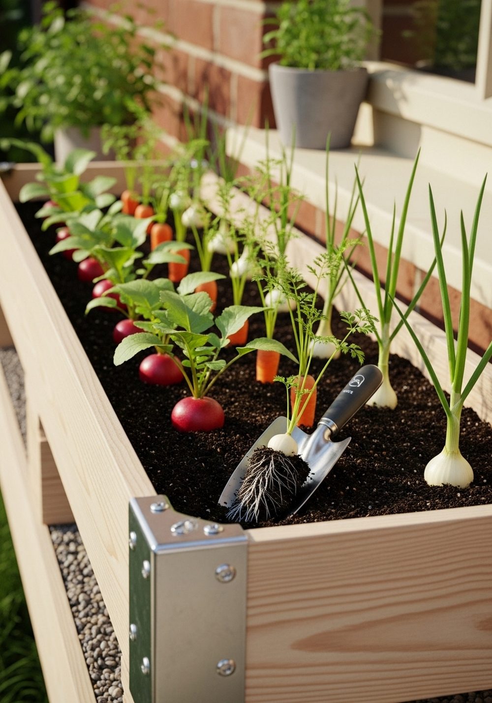 Narrow Deep Pallet Trough For Small Spaces