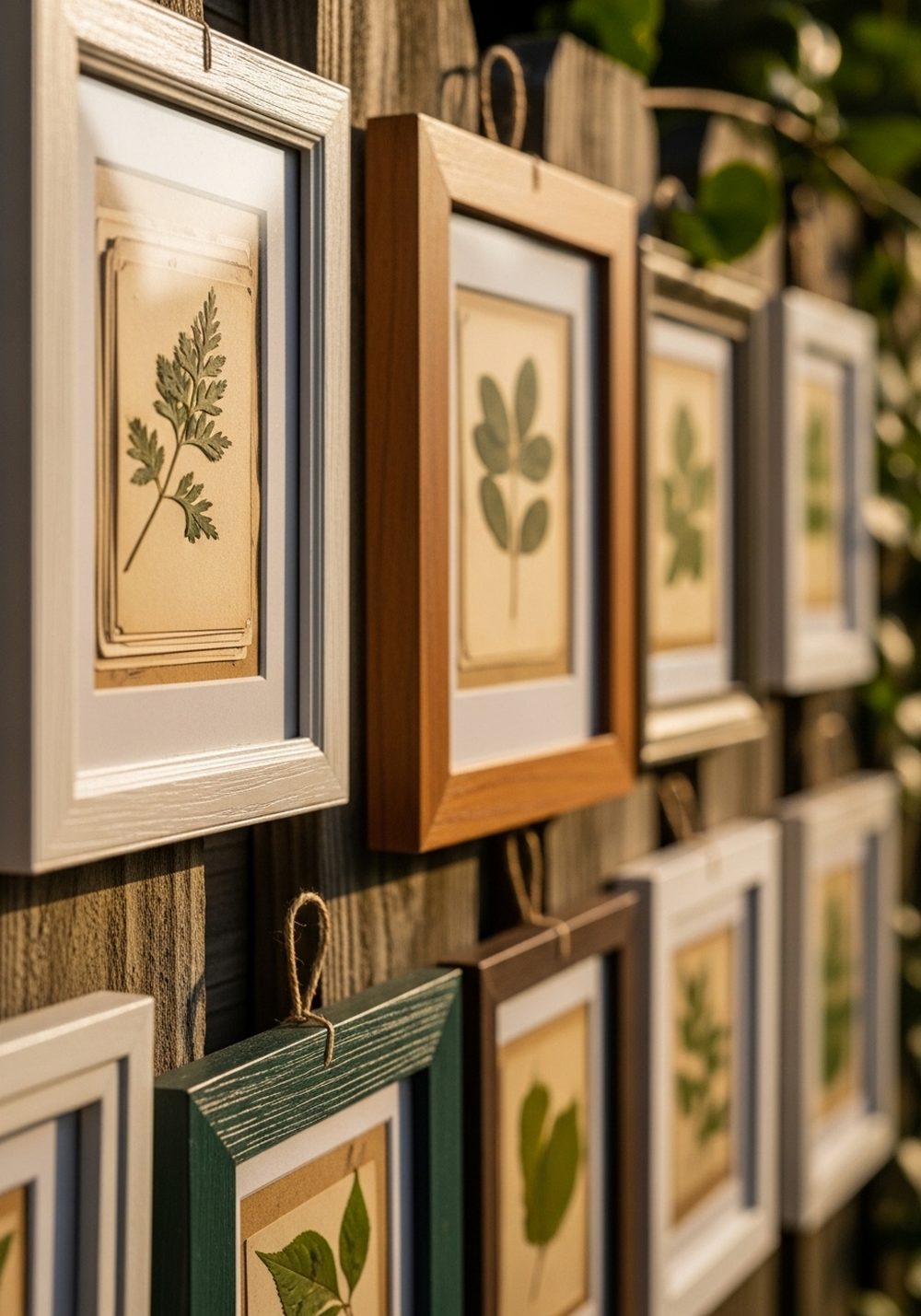 Picture Frame Garden Gallery With Seed Packets