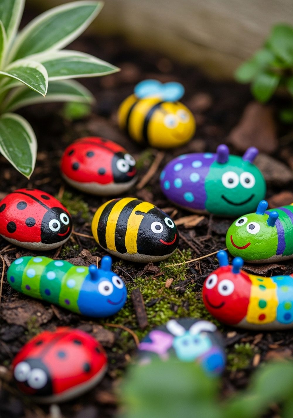 Rainbow Rock Critters And Bugs