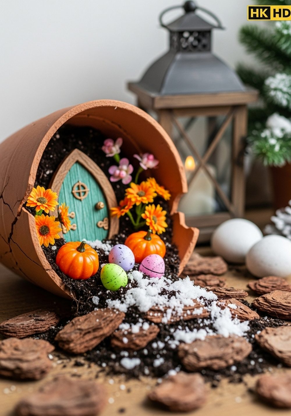 Seasonal Swap-Out Fairy Spill Pot