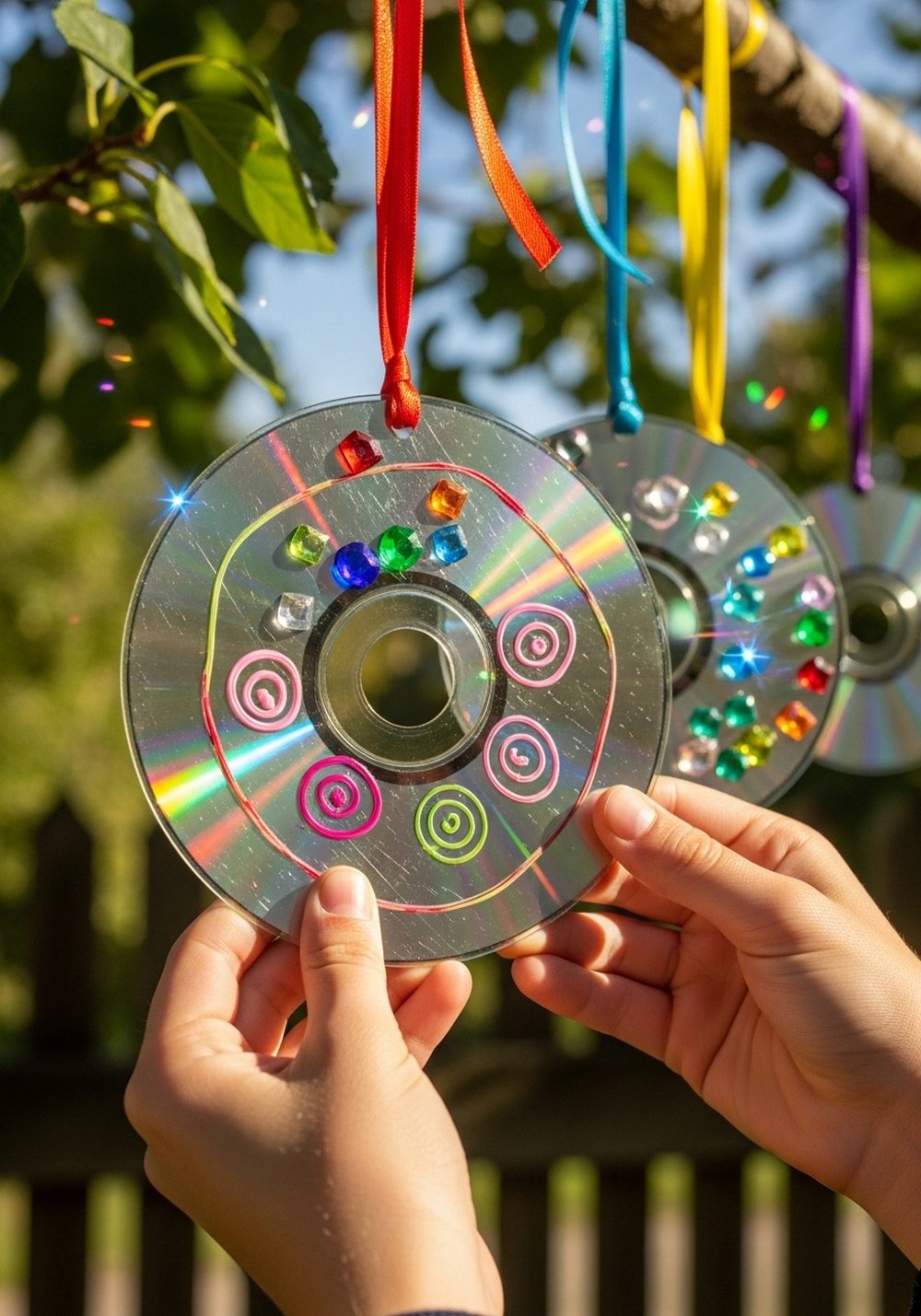 Sparkly CD Sun Catchers