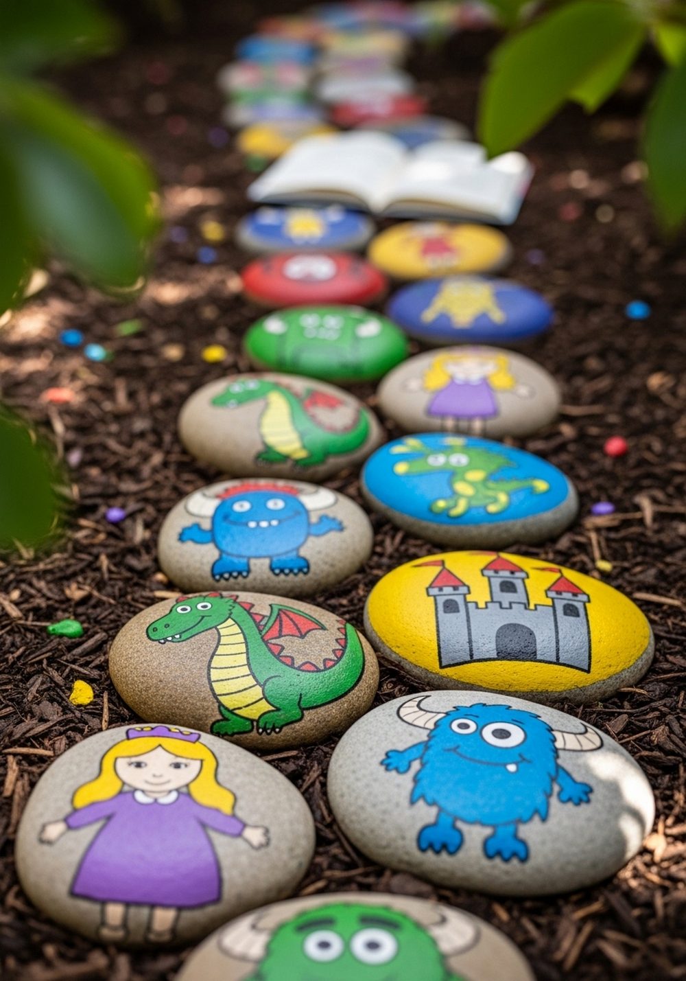 Storybook Character Stepping Stones